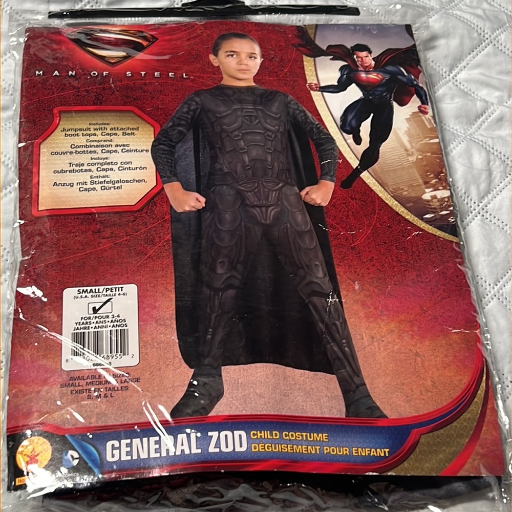 Superman Man of Steel General Zod Costume Child Small